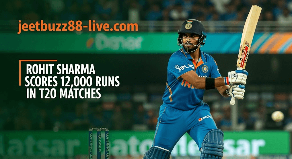Rohit Sharma Scores 12,000 Runs in T20 Matches